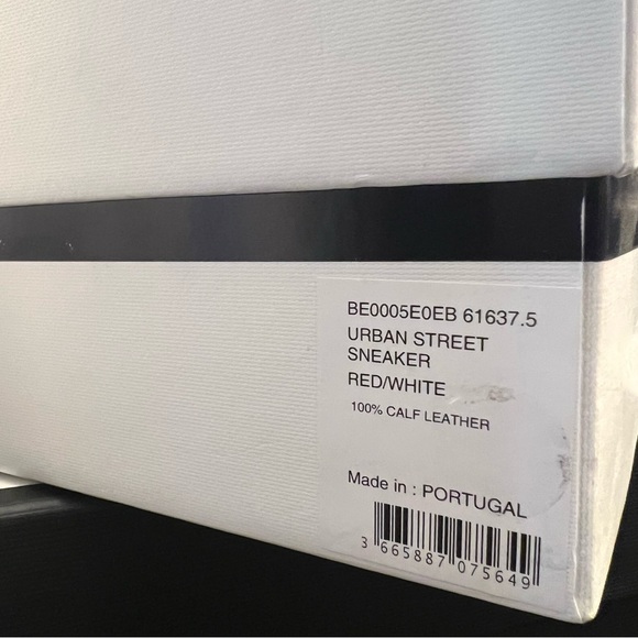 Givenchy Red/White Shoes | Urban Street Sneakers | Size 37.5 - Picture 9 of 10